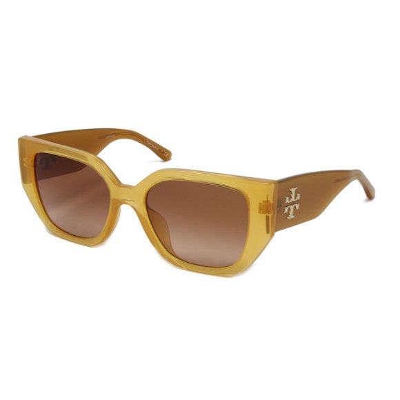 Tory Burch Sunglasses Women\'s Square TY9065U 186313 Transparent Marigold 53mm main image 4